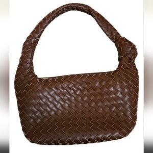 a new day Brown Woven Hobo Bag